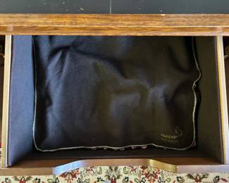 Drexel Heritage Burl Wood Campaign Server Buffet - Available for pre-sale, call 949-280-0221 for pricing 