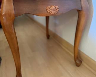 Solid wood side table - available for pre-sale, call 949-280-0221 for pricing.