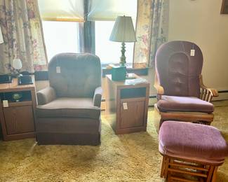 Rockers, side tables
