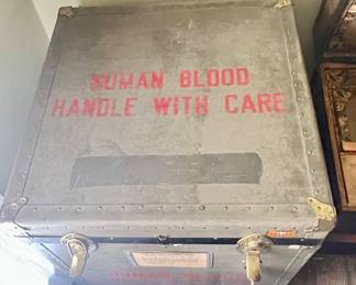 Vintage Human Blood trunk