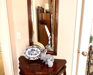 Table - Mirrot - Blue & White Decor