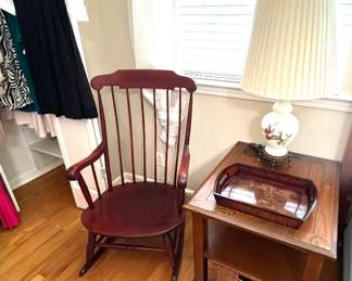 Rocking Chair- Nightstand - Lamp ….