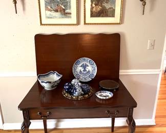 Framed Art - Blue & White …