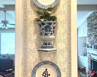 Blue & White