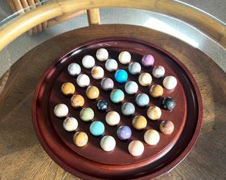 Table Solitaire with Natural Stones 