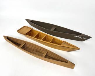 Set of 3 Mini Pirogues