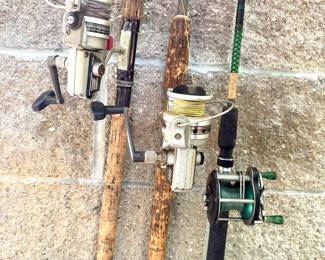 Lot of 3 Fishing Rods with Daiwa Reels