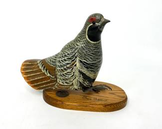 Hand Carved Ducks Unlimited Special Edition Bird Decoy by Chris Olson 1994-95