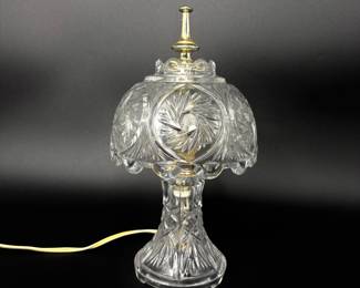 MCM Crystal Pinwheel Pattern Lamp