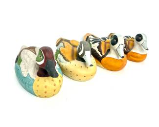 Lot of 4 Ceramic Ducks