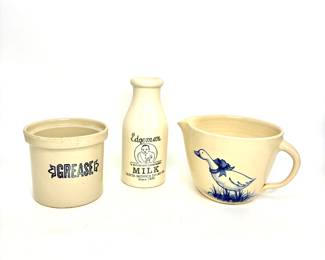 Large Crock Stoneware Lot