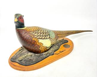 Hand Carved Pheasant Ducks Unlimited Special Edition by Chris Olson - 1145