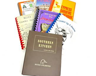 Lot of 7 Louisiana Cookbooks