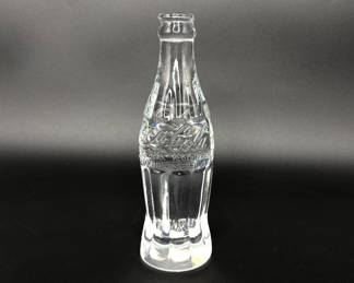 Vintage Crystal Coca-Cola Bottle