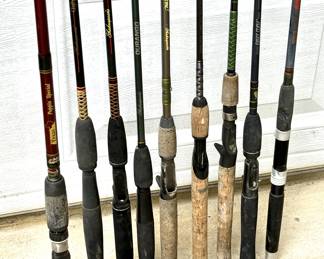 Set of 9 Fishing Reels
