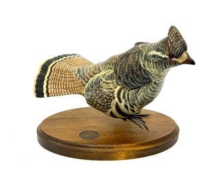 Hand Carved Ducks Unlimited Special Edition Bird Decoy by Chris Olson 1993-94