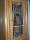 Door with cut glass...beautiful.
