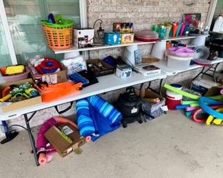 LOTS OF POOL & OUTDOOR ITEMS
