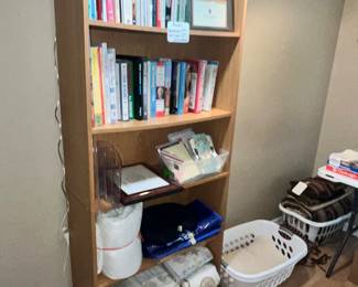 BOOKCASE & BOOKS