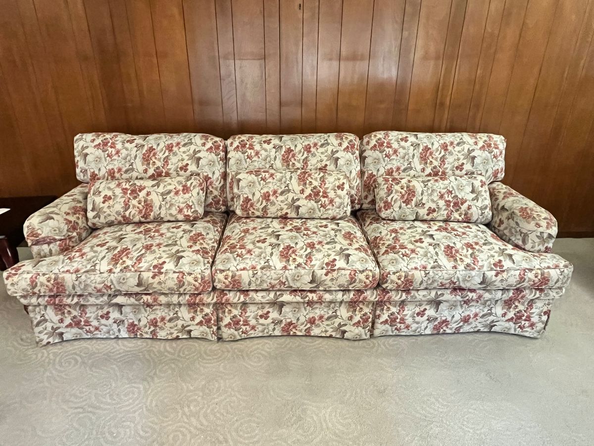 MASSIVE 9 FOOT SOFA! (9' 4" TO BE EXACT!)