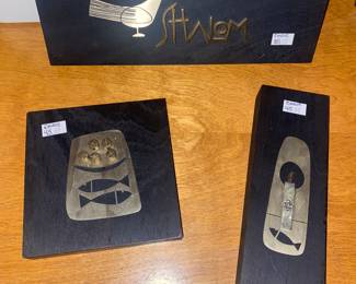 THREE COLLECTIBLE "EMAUS" CHRISTIAN WALL PLAQUES