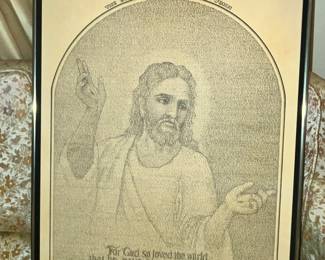 INTERESTING PRINT OF "THE LIVING WORD"