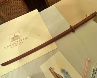WOODEN TRAINING SWORD