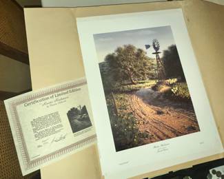 LIMITED EDITION PRINT "RUSTIC RADIENCE" by DENNIS SCHMIDT w/ COA
