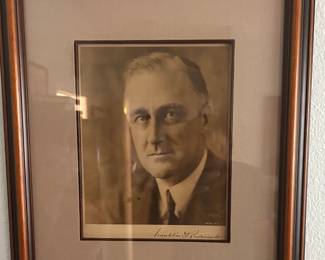 FDR Signed Portrait