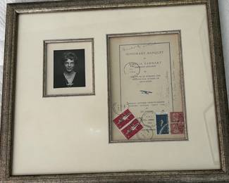 Amelia Earhart Signed Document