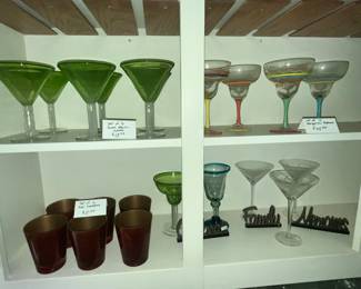 MARTINI GLASSES & MARGARITA GLASSES!