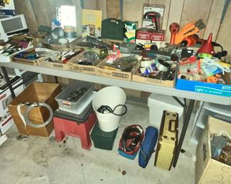 LOTS OF TOOLS & HARDWARE