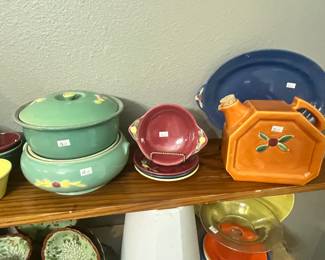 COORS POTTERY "ROSEBUD" PATTERN - LOTS OF NICE PIECES!