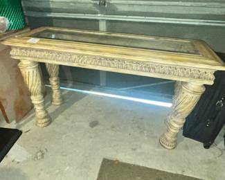 GREAT ITEMS IN THE GARAGE - FABULOUS SOFA TABLE!
