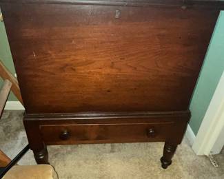 TERRIFIC ANTIQUE SUGAR CHEST
