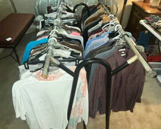 DOUBLE RACK OF CLOTHES