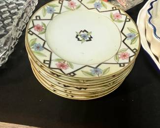 SET OF 6 BEAUTIFUL NIPPON PLATES
