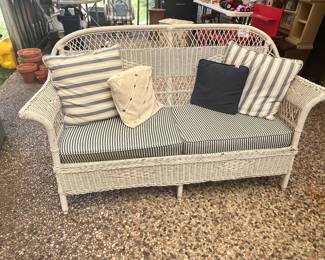 WICKER SOFA