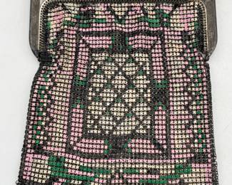 Collection of Whiting & Davis & Mandalian Enameled Mesh Bags