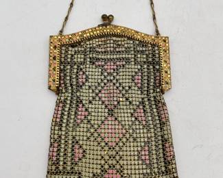 Collection of Whiting & Davis & Mandalian Enameled Mesh Bags