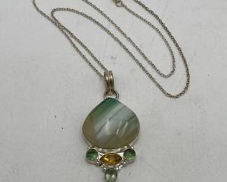 Beautiful Sterling Pendants on Sterling Chains