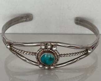 Sterling Turquoise Bracelet