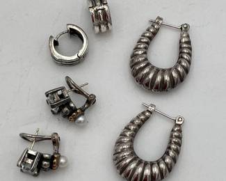 Sterling Pierced Earrings