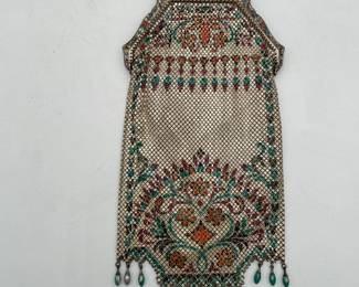 Collection of Whiting & Davis & Mandalian Enameled Mesh Bags