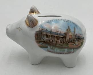1904 St. Louis World's Fair Pig Bank