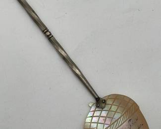 1904 St. Louis World's Fair Mother of Pearl Acorn Spoon