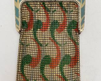Collection of Whiting & Davis & Mandalian Enameled Mesh Bags