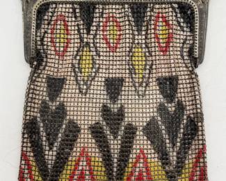 Collection of Whiting & Davis & Mandalian Enameled Mesh Bags