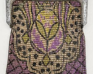 Collection of Whiting & Davis & Mandalian Enameled Mesh Bags