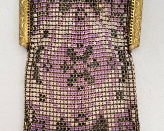 Collection of Whiting & Davis & Mandalian Enameled Mesh Bags